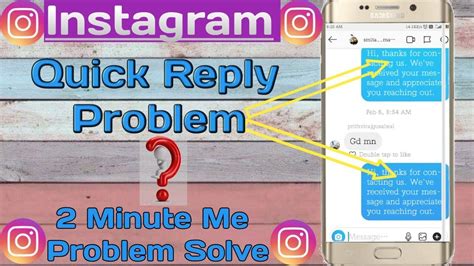How To Delete Quick Reply On Instagram How To Set Up Quick Reply On