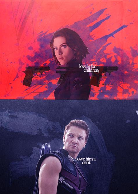 clint and natasha hawkeye and black widow fan art 30894298 fanpop