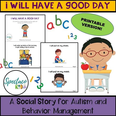 Social Story For Autism And Behavior Management No Pushing No Hitting