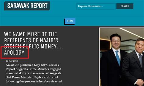 We are a group of citizens and onlookers deeply concerned by the situation in malaysia with a. Update There's a new fake Sarawak Report site. And all ...