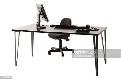 Office Desk Isolated Photos And Premium High Res Pictures Getty Images