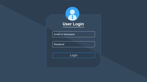 Animated Login Form Using Html And Css Codingnepal Youtube