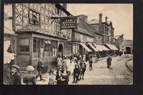 Tenbury Wells Market Street Printed Postcard £1295 Market