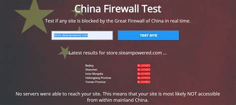 Steam Store Has Been Blocked By The Chinese Firewall Updated