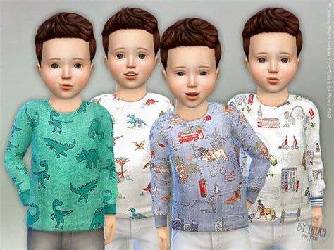 The Sims 4 Kids Lookbook Sims Baby Sims 4 Mods Clothes Sims 4 Toddler