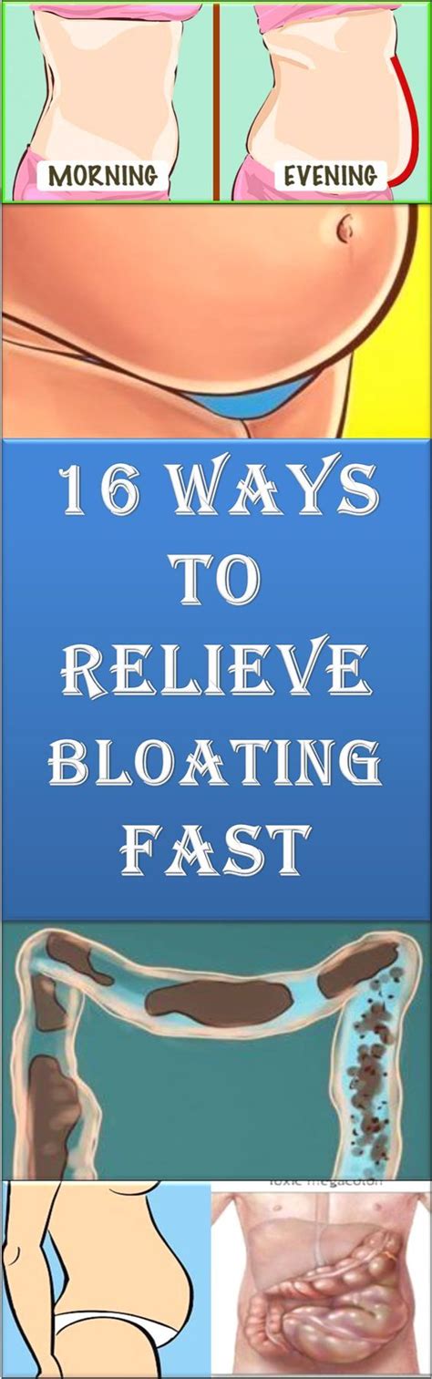 16 Ways To Relieve Bloating Fast Relieve Bloating Treatment Recovery