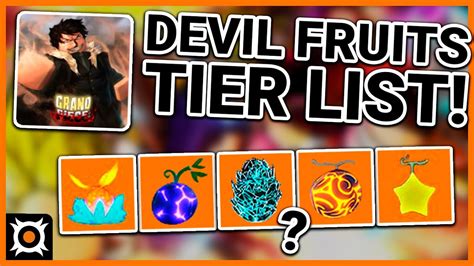 Grand Piece Online Roblox Devil Fruits Tier List September