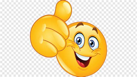 Often is used to say «everyhing is good» or «i like that». Emoji doing thumbs up illustration, Emoji Emoticon Smiley ...