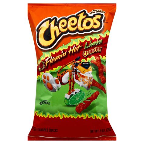 Cheetos Flamin Hot Limon Crunchy Snacks Shop Chips At H E B