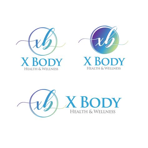 Elegant Playful Health And Wellness Logo Design For X Body Health