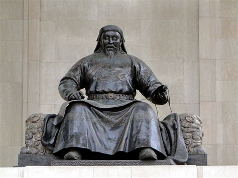 Kublai Khan Statue Illustration World History Encyclopedia