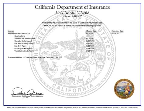 Print My California Insurance License Financial Report