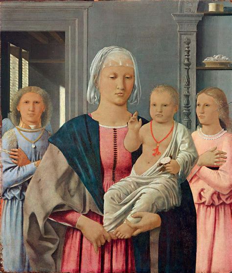 Piero Della Francesca 1415 1492 Madonna Di Senigallia