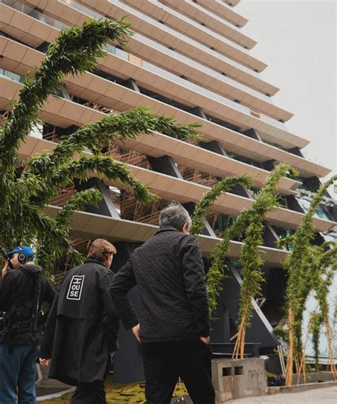 Kengo Kuma Lands In Vancouver To Visit His First Residential Tower In