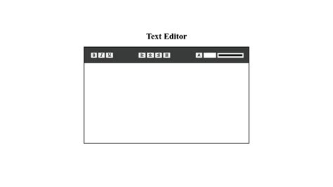 Simple Text Editor By Html Css And Javascript
