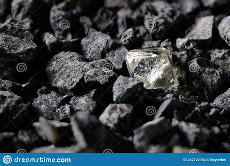 Diamond In Kimberlite Stock Photo Image Of Mining Bedrock 242122984