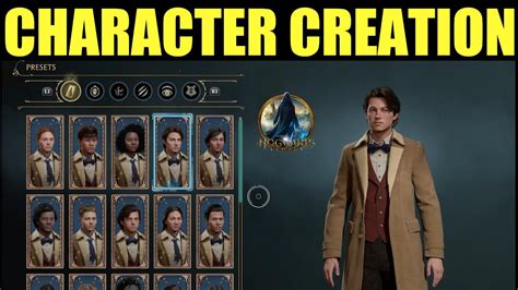 Hogwarts Legacy Character Creation All Customization Options Opening