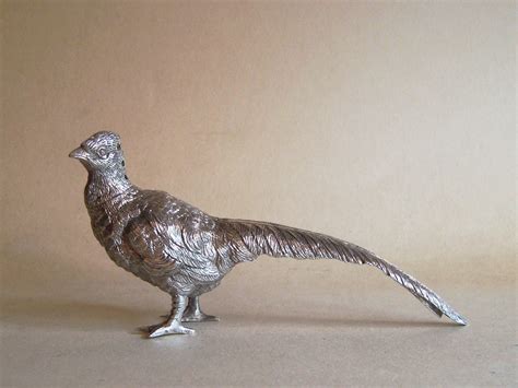 Edwardian Silver Pheasant Pepper £sold Henry Willis Antique Silver