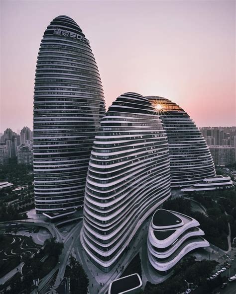Wangjing Soho Beijing China Dame Zaha Mohammad Hadid Architect