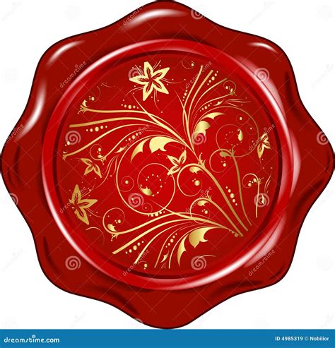 Vector Wax Seal Royalty Free Stock Images Image 4985319