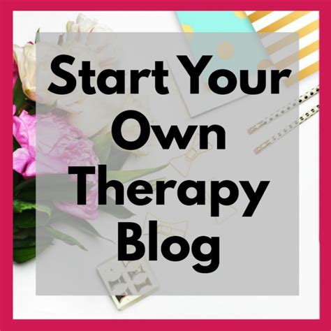 Start Your Own Therapy Blog Pink Oatmeal