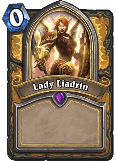 Lady Liadrin Hearthstone Kartengalerie