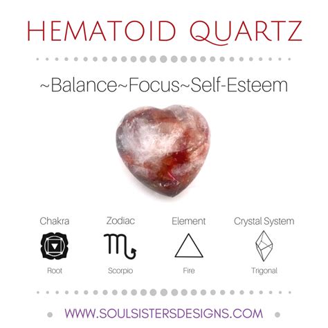 Hematoid Quartz Healing Crystal Healing Crystal Jewelry Crystal