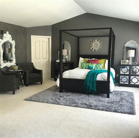 Elegant master bedroom with traditional wall panel. 50 shade of grey | Remodel bedroom