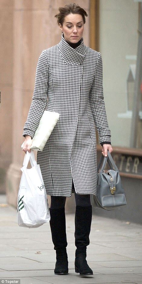 Kate Middleton Does Some Christmas Shopping At Peter Jones Department