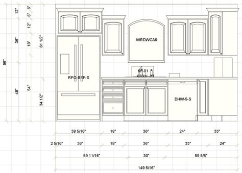 35 Awesome One Wall Kitchen Layout Measurements Home Decoration And