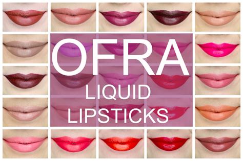 ofra liquid lipsticks review and swatches ofra liquid lipstick liquid lipstick swatches ofra