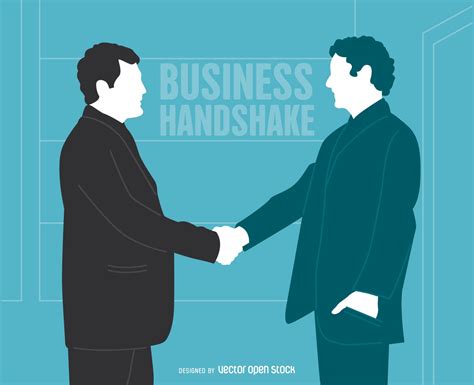 illustration handshake vector free premium vector download
