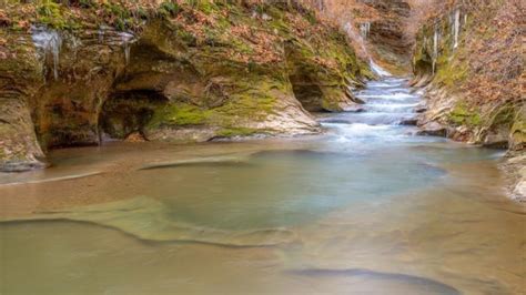 Hidden Within The Fall Creek Gorge Nature Preserve In Northwest Indiana