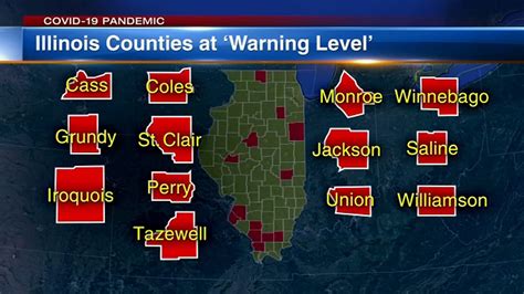 Covid 19 Illinois 13 Il Counties Considered At Warning Level For