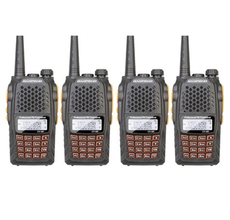 Kit Radio Ht Walk Talk Dual Band Uhf Vhf Fm Baofeng Uv R Frete Gr Tis