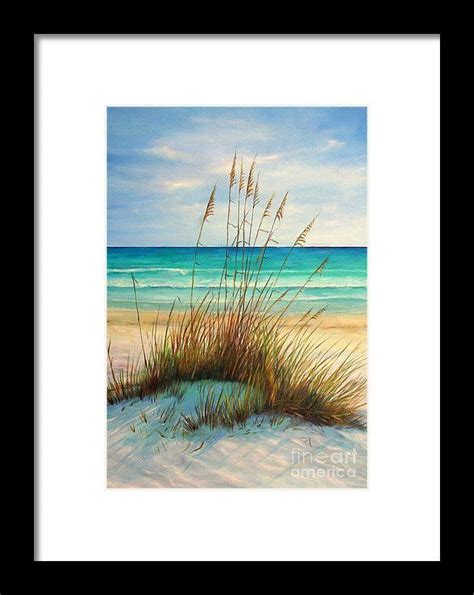Siesta Key Beach Dunes Framed Print By Gabriela Valencia All Framed