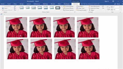How To Make Passport Size Photo Microsoft Word