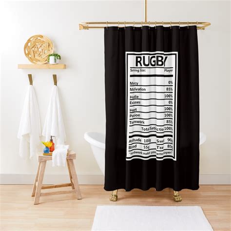 Rugby Definition Rugby Player T Shower Curtain For Sale By Fy83