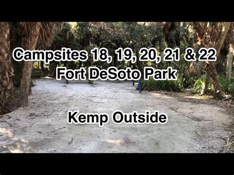 Fort De Soto Park Campsites 18 19 20 21 And 22 Kemp Outside