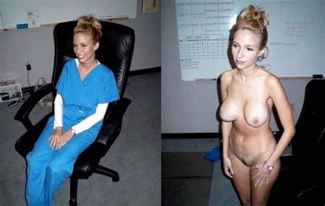 Nurse In Scrubs And Nude Cathungry