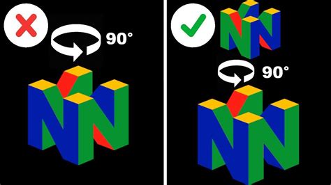 Over 13 Of 3d Nintendo 64 Logos Are Wrong When Spinning