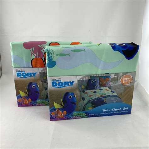 Shop for finding nemo bedding set online at target. Finding Dory Nemo Twin Sheet Set Disney Polyester 2 Sets # ...