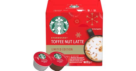 Starbucks By Nescafe Dolce Gusto Toffee Nut Latte Limited Edition My