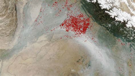 Nasa Images Show Soaring Levels Of Air Pollution In Delhi