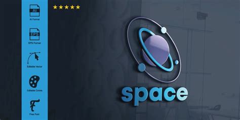 Space Logo Template By Icoxed Codester