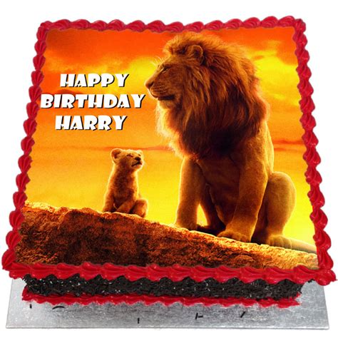 Lion King Birthday Cake Flecks Cakes