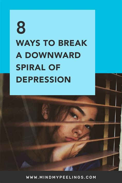 8 ways to break a downward spiral — mind my peelings