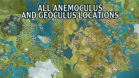 All Geoculus And Anemoculus Locations In Genshin Impact Youtube