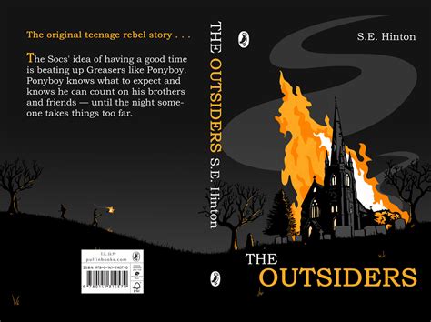 The Outsiders Book Cover By James Mclarney At