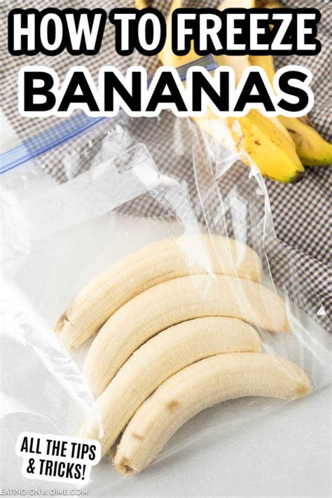 How To Freeze Bananas Tips For Smoothies Banana Bread And More